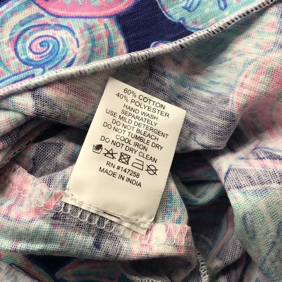 Simply Southern Shell-Bee Tiered Smocked Seashell Print Skirt - Picture 6 of 6